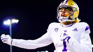 Rome Odunze 2023 Washington Highlights 🐺 || HD