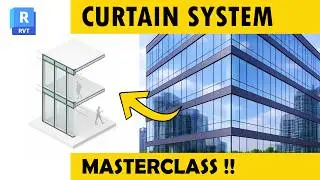 Curtain Wall detail in just 14 Mins | Revit Masterclass