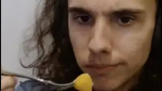 eating an orange (and also super smash bros)