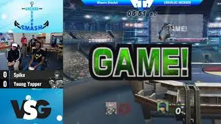 ADS8 - Spike (Marth) vs YoungYapper (Samus, Zero Suit) - Project M Singles