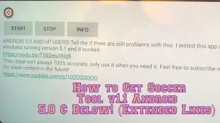 How to Get Soccer Tool v1.1 Android 5.0 & Below! (Extended Lines)
