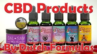 CBD Tinctures, CBD Balms, & CBD Isolate by Dutch Formulas