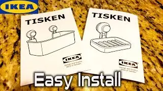 Ikea Tisken: Shower Caddy Organizer - Stays Suctioned (DIY Easy Install) no slipping?