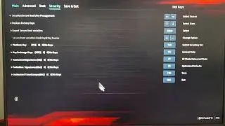 How to enable Secure boot In asus Rog Strix Laptops