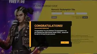 FREE FIRE REDEEM CODE TODAY | FF REDEEM CODE TODAY | REDEEM CODE FREE FIRE | 26 JUNE