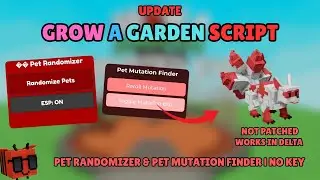 Grow a Garden PET RANDOMIZER & REROLLER Script 🌸 | NO KEY | NOT PATCHED