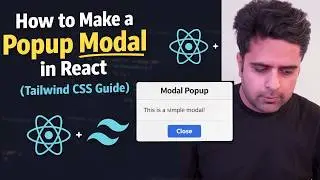 How to Make a Popup Modal in React Vite App | TailwindCSS