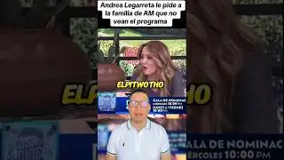 Andrea le mando este mensaje a la familia de #adrianmarcelo #lacasadelosfamosos #andrealegarreta