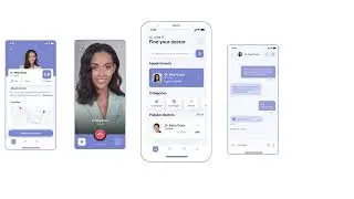 Telemedicine Mobile Health – From Wireframes to Final UI Animation
