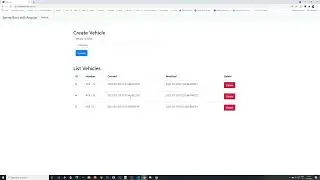 Spring Boot with Angular   Full Application   Part 7   Using SockJS to update list of vehicles