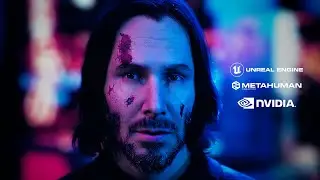 John Wick (Keanu Reeves) Metahuman in Unreal Engine 5.3 (Path Tracer)