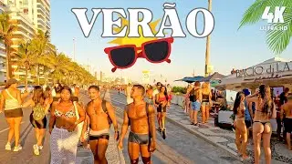 🇧🇷 Rio Summer at Leblon & Ipanema Beach in the Afternoon | Sunset Walk 😎