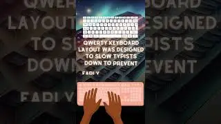 Do you know? Why the QWERTY keyboard layout was designed #shorts