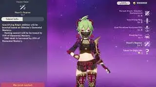 Kuki Shinobu Skills & Constellation Details