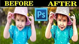 Turn Photo into Cartoon Effect in Photoshop
