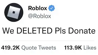 Roblox is trying to DELETE Pls Donate...💰