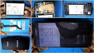 infinix hot 8 , x650, x650b, x650c display change / infinix hot 8 display replacement / combo change