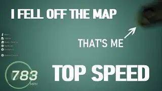What's the top speed in The Matrix Awakens? (inside and outside the map)