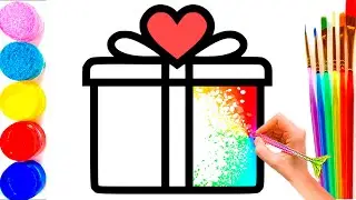 Bolalar uchun sovg'a chizish|Drawing a gift for children|Рисование подарка для детей