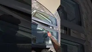 Satisfying skylight cleaning #satisfying #oddlysatisfying #windowcleaning
