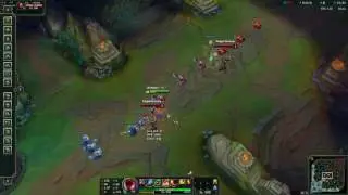 Lee Sin's Insec Kick/ Flash Ult