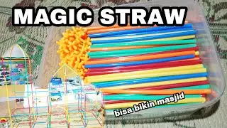 Magic Straw Mainan Edukasi Merangkai Berbagai Bentuk