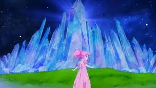 Small Lady witnessing the power of Crystal Tokyo