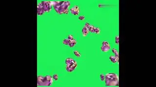 green screen HD screen 3D crystal heart  animation effects background modified music