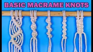 5 Basic Macrame Knots I How To Make Macrame For Beginners