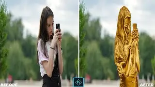 Transform Any Object To Golden Statue With Photoshop