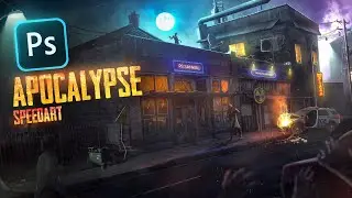 Watch me create a Zombie Apocalypse masterpiece in Photoshop - Satisfied Official's SpeedArt