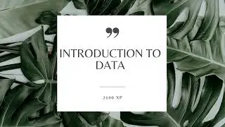 MMDT Learn with DataCamp: Intro