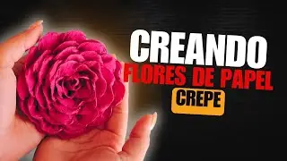 Tutorial | Flor de Papel Crepé | Flor para día de muertos