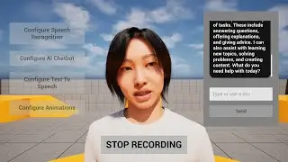 Conversational AI Avatar / NPC in Unreal Engine | Real-Time MetaHuman Facial Animation & Lip Sync