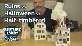 Tabletop Crafting Build: Ruins vs Halloween vs Half-timbered (Basic Block Challenge)