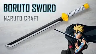 KATANA BORUTO - How to make a Boruto Sword from A4 paper - Naruto weapon