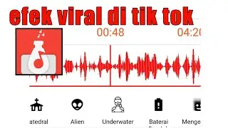 Menambahkan efek pada lagu seperti yang viral di tik tok - audio lab tutorial