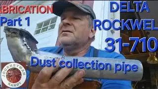 ROCKWELL DELTA 31-710 DUST COLLECTION  PIPE. Part 1