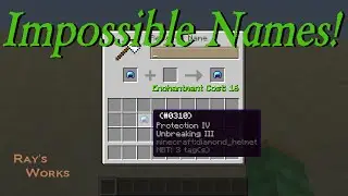 How to give items IMPOSSIBLE NAMES! Minecraft