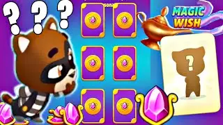 Talking Tom Gold Run MAGIC WISH Event LUCKY CARD Carnival Angela vs RACCOON BOSS FIGHT GAMEPLAY