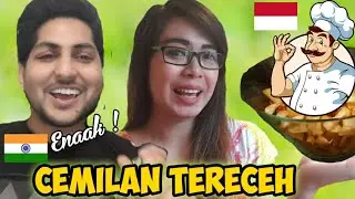 GARRY (Orang India) PERTAMA KALI NYOBAIN KERIPIK SINGKONG #IndoIndia