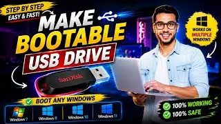 How to make bootable usb drive of windows 7 8 10 11 @Dark Extra