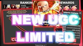 HOW TO GET THE NEW LIMITED UGC INFERNO KATANA IN ANIME DIMENSIONS & WHAT IT DOES