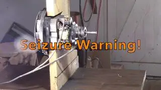 Electric motor flames out