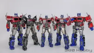 4 Optimus Prime [Comparison video]- ThreeZero , Aoyi BMB LS 13, Wei Jiang MW M09 & Toyworld TW-F09