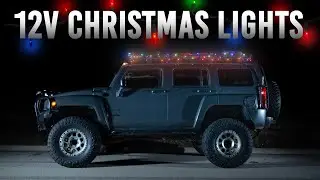 The Best Way To Add Christmas Lights on Your Car or Truck! (12V Christmas Lights)