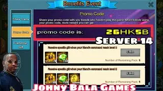 GIFT CODE 26HK5B Clash of Zombies 2 Server 14 #ClashOfZombies2 #coz2 #giftcode