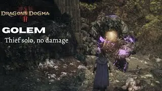 [Dragon's Dogma 2] Golem solo | Thief no damage | No maister skill