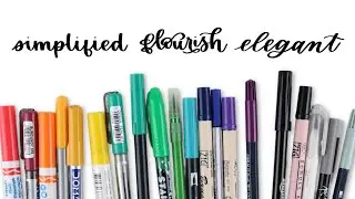 3 Handlettering Styles for LARGE Brush Pens! | How To Handletter