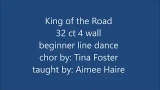 King of the Road line dance